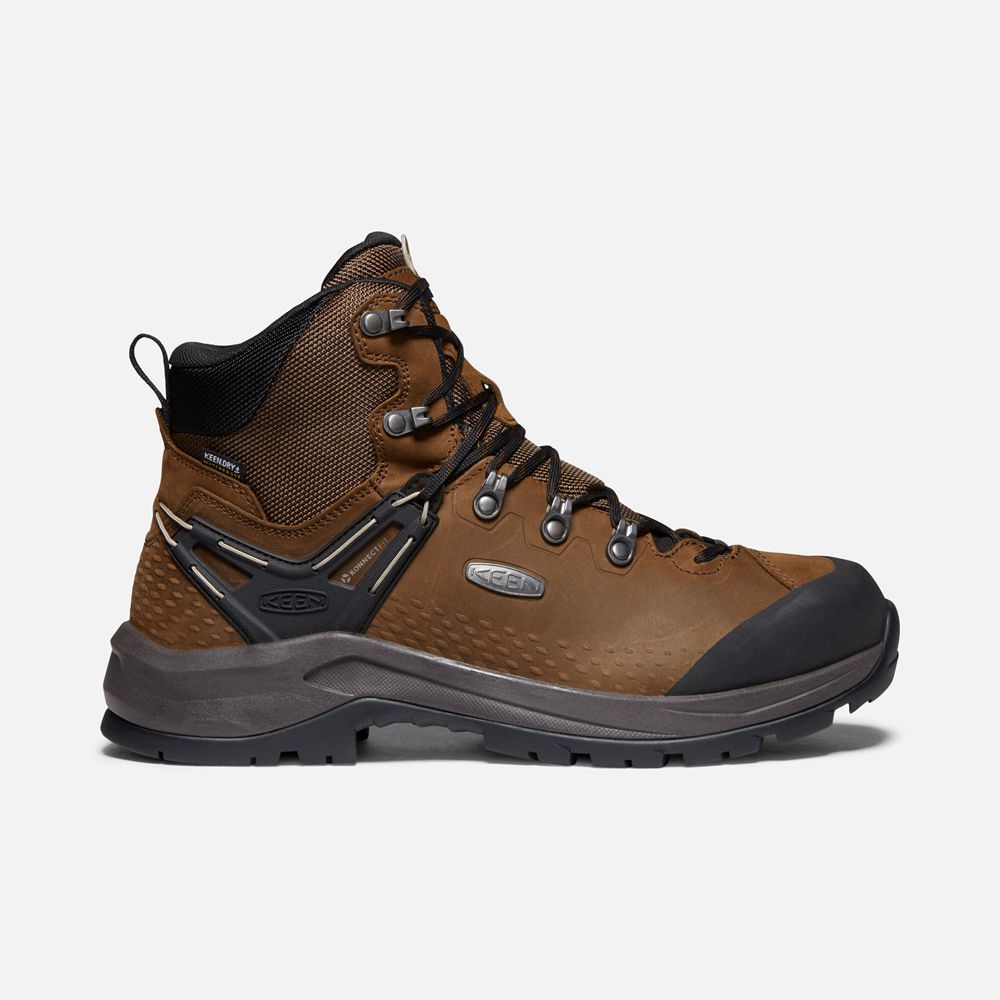 Bottes de Randonnée Keen Homme Marron/Noir | Wild Sky Waterproof | DEATG-2497